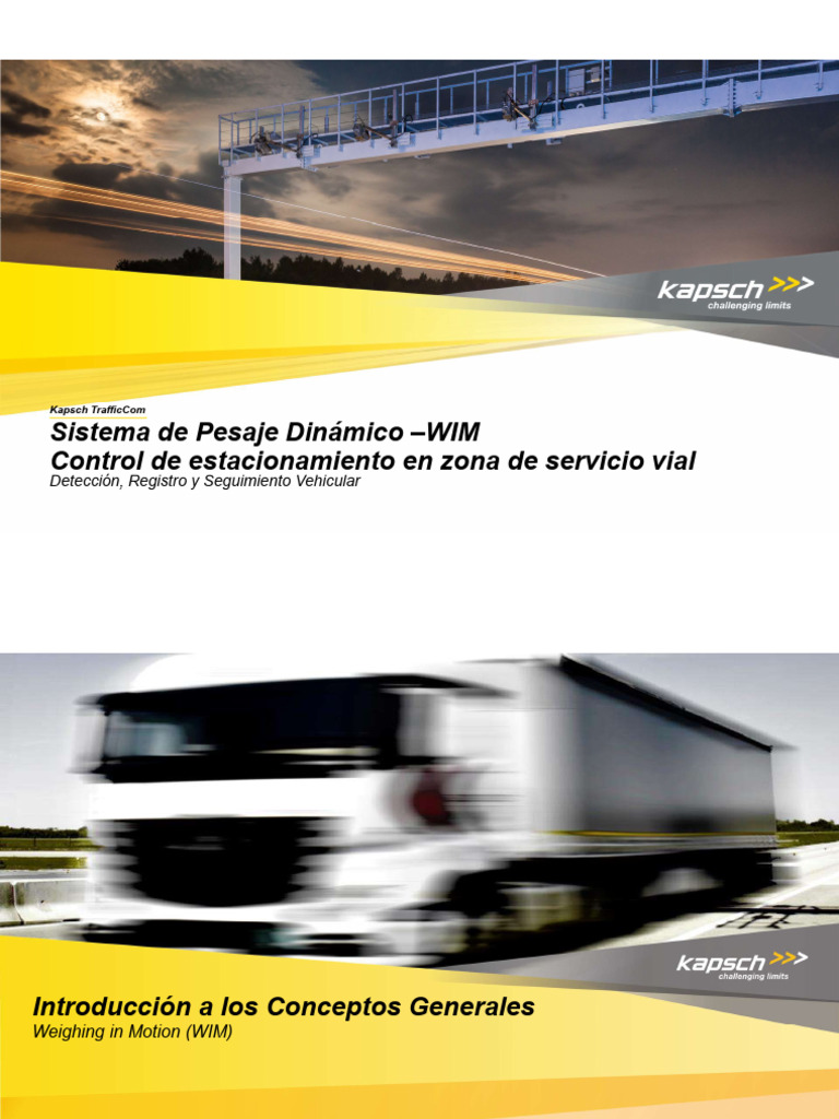 Sistema WIM: Control y Registro Vehicular | PDF | Transporte | Evasión ...
