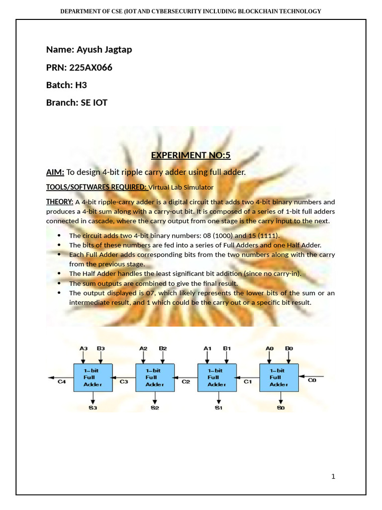 Exp 5 | PDF