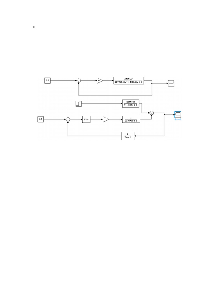 PI vs P-Only Controllers in Level Control | PDF