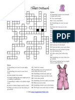 Clothing Crossword Hard