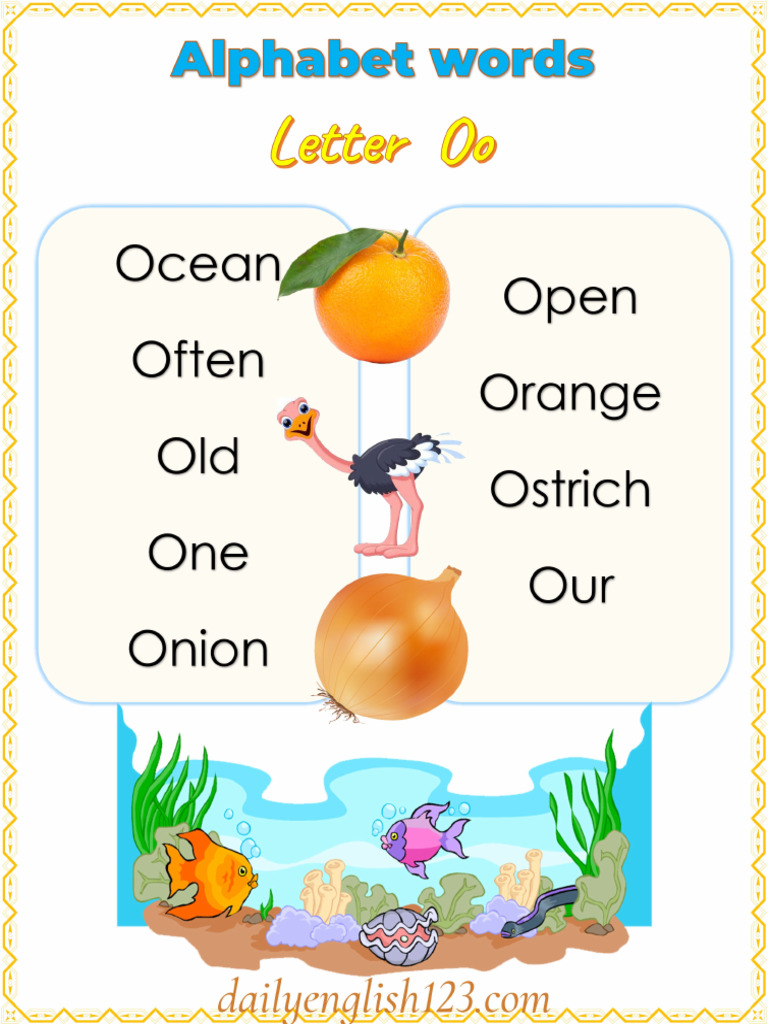 Letter o | PDF