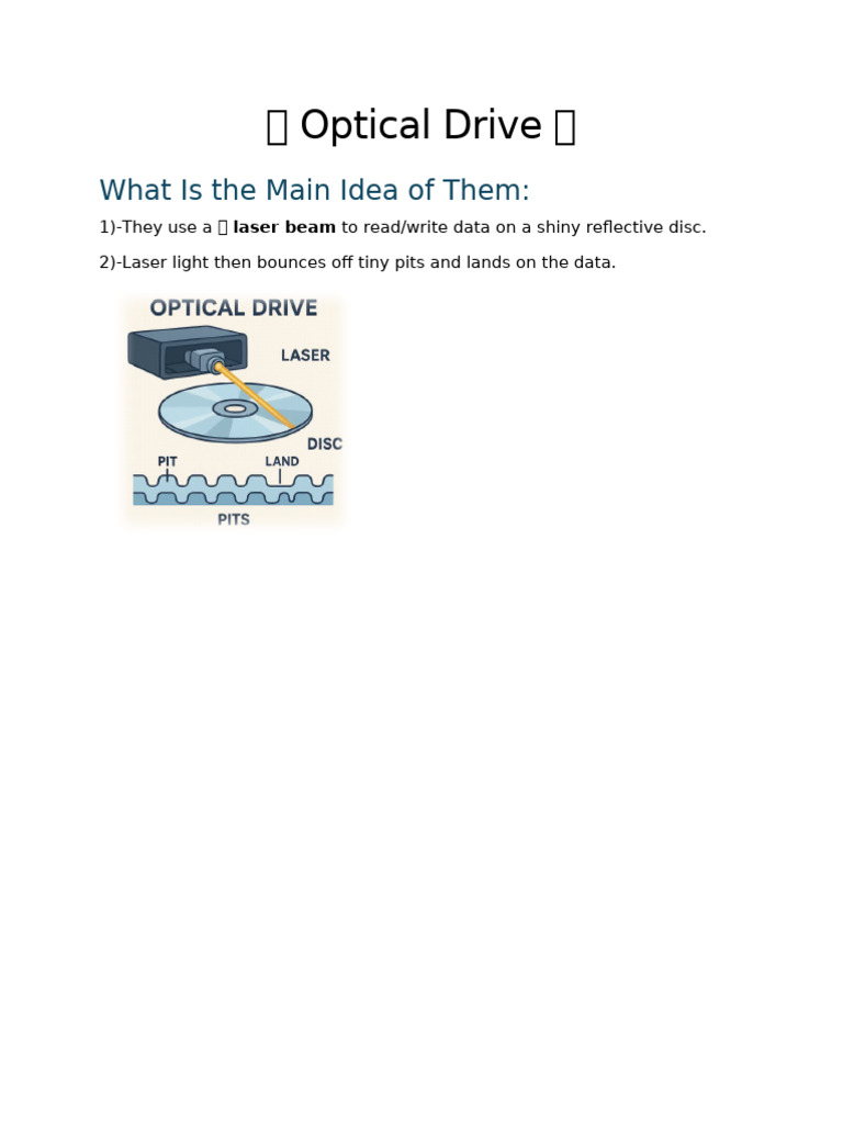 Optical Drive Data Reading Process | PDF