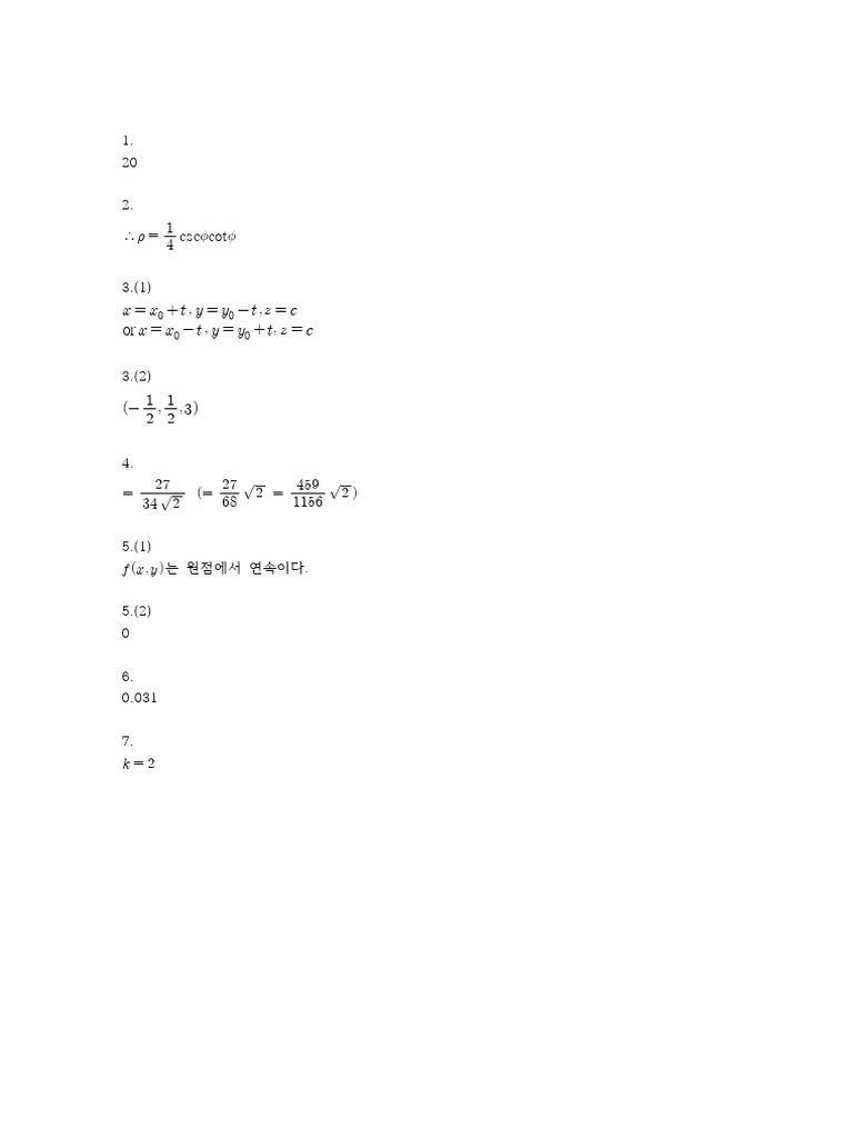 Sol CALCULUS2 Midterm 2013 | PDF