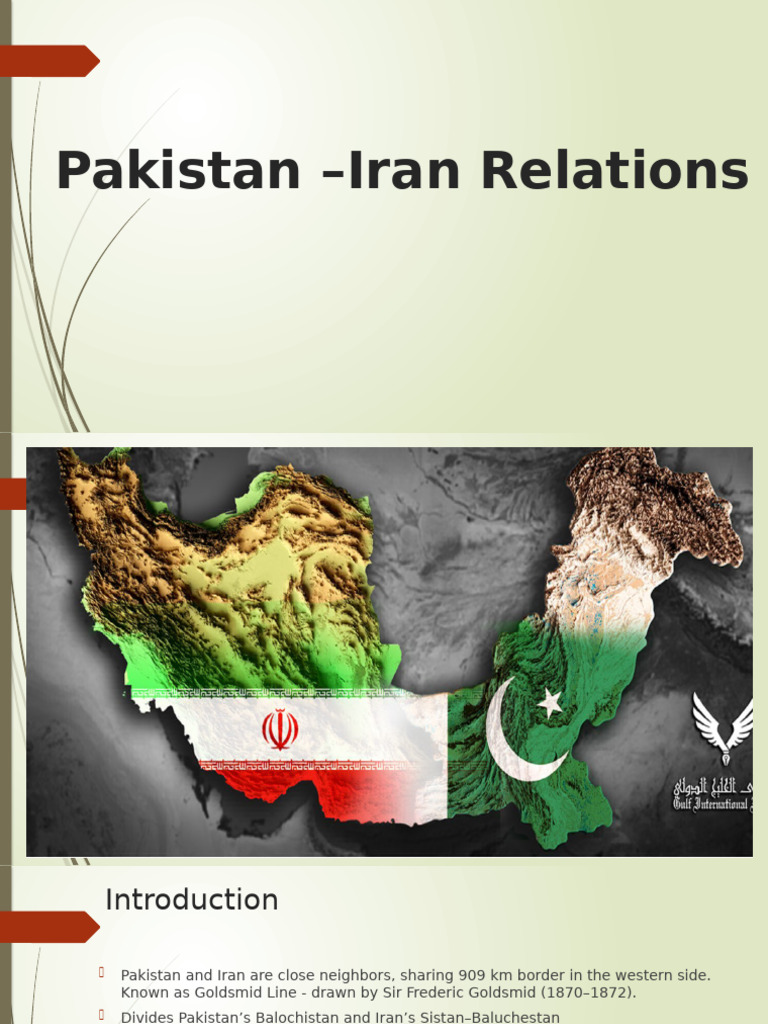 Pakistan-Iran Relations: History & Challenges | PDF | Pakistan | Iran