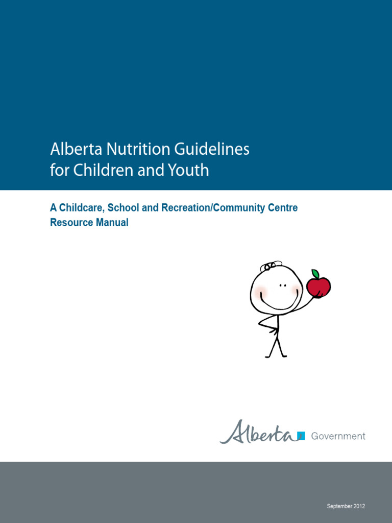 Nutrition Guidelines Ab Children Youth | PDF | Healthy Diet | Obesity