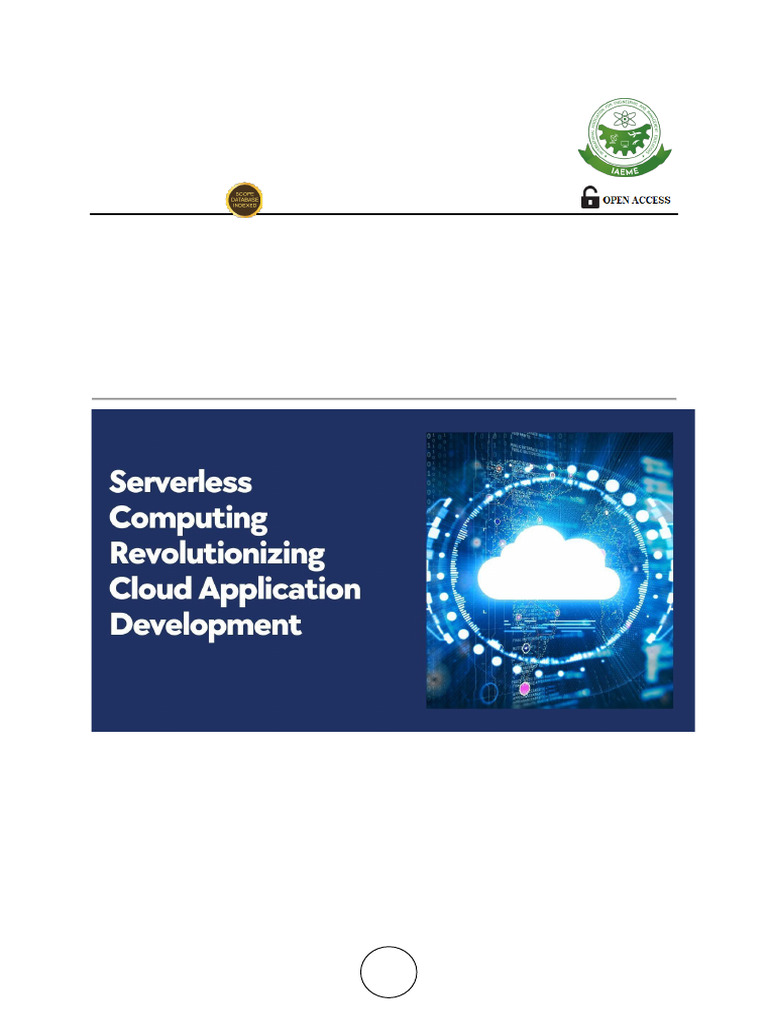 Serverless Computing in Cloud Development | PDF | Cloud Computing ...