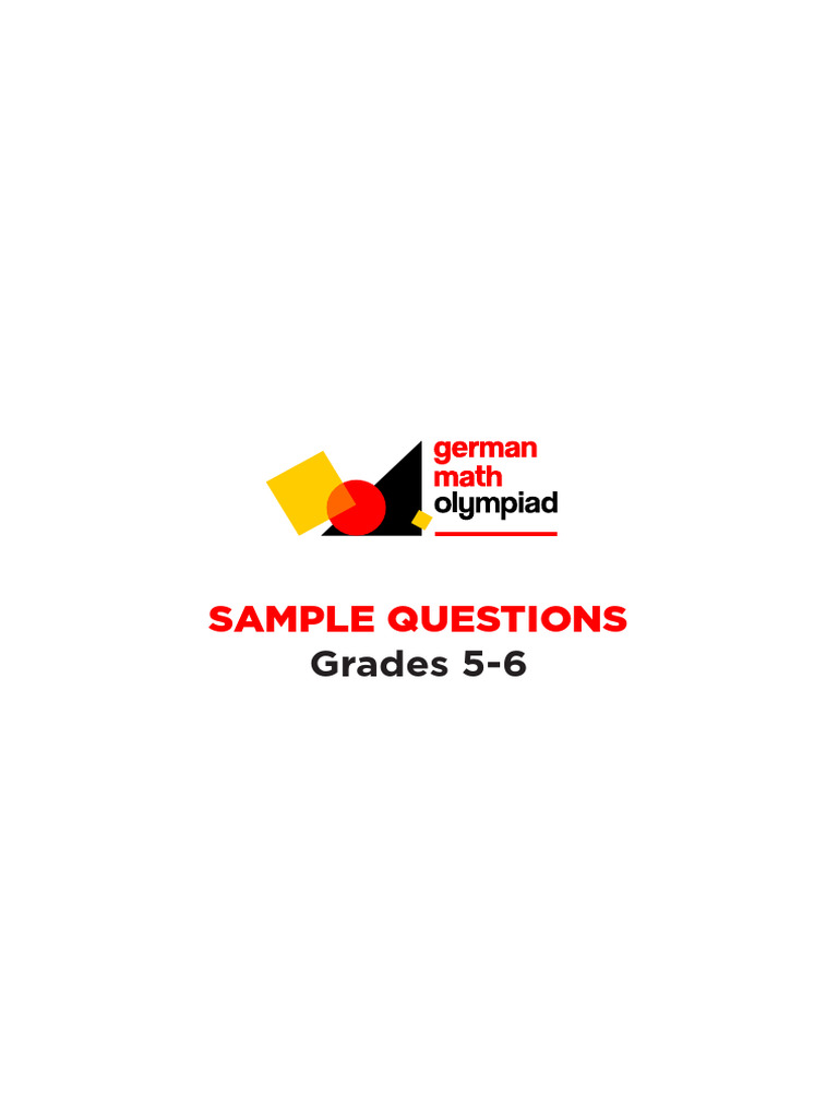 German Math Sample Questions 5-6 | PDF | Mathematics