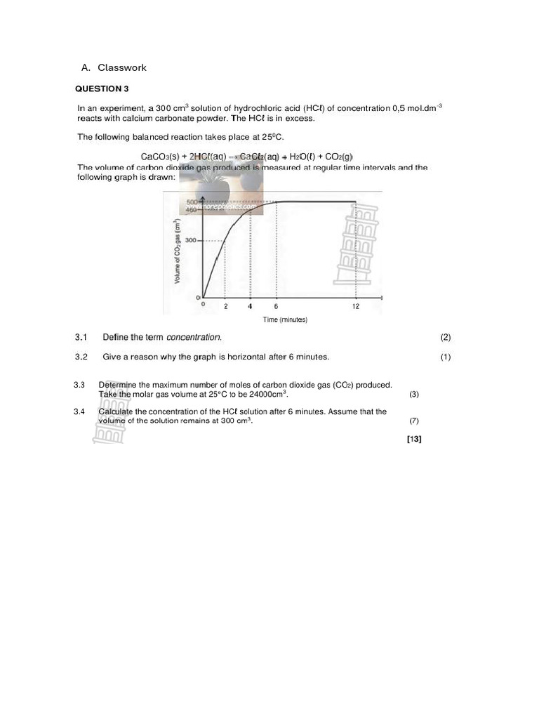 Quantitative Classwork and Homework | PDF