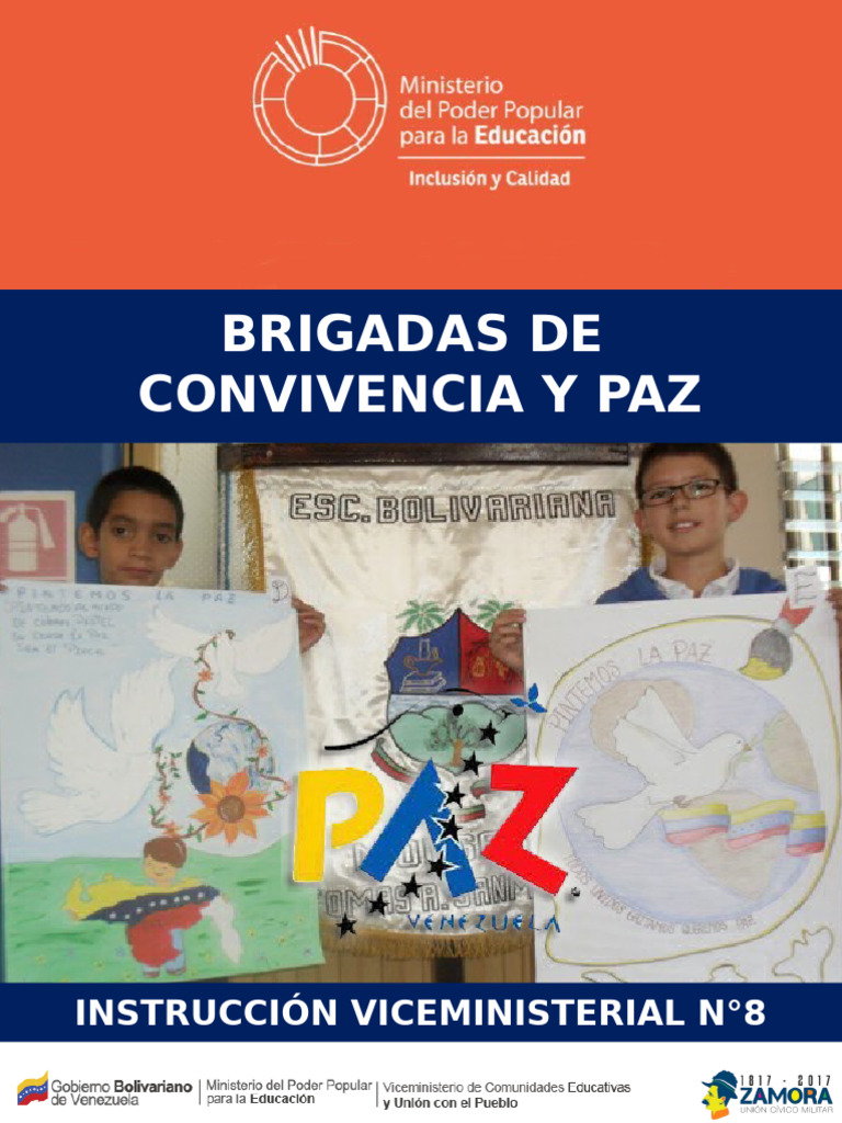 Brigadas de Convivencia y Paz Escolar | PDF | Tolerancia | Escuelas