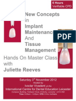 New Concepts In ImplantMaintenance  And Tissue Management