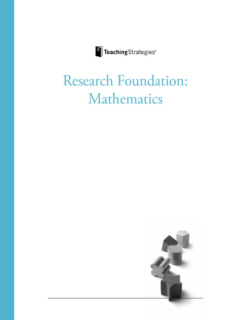 TS CC Research Foundation Math - 11 2013 | PDF | Curriculum | Preschool