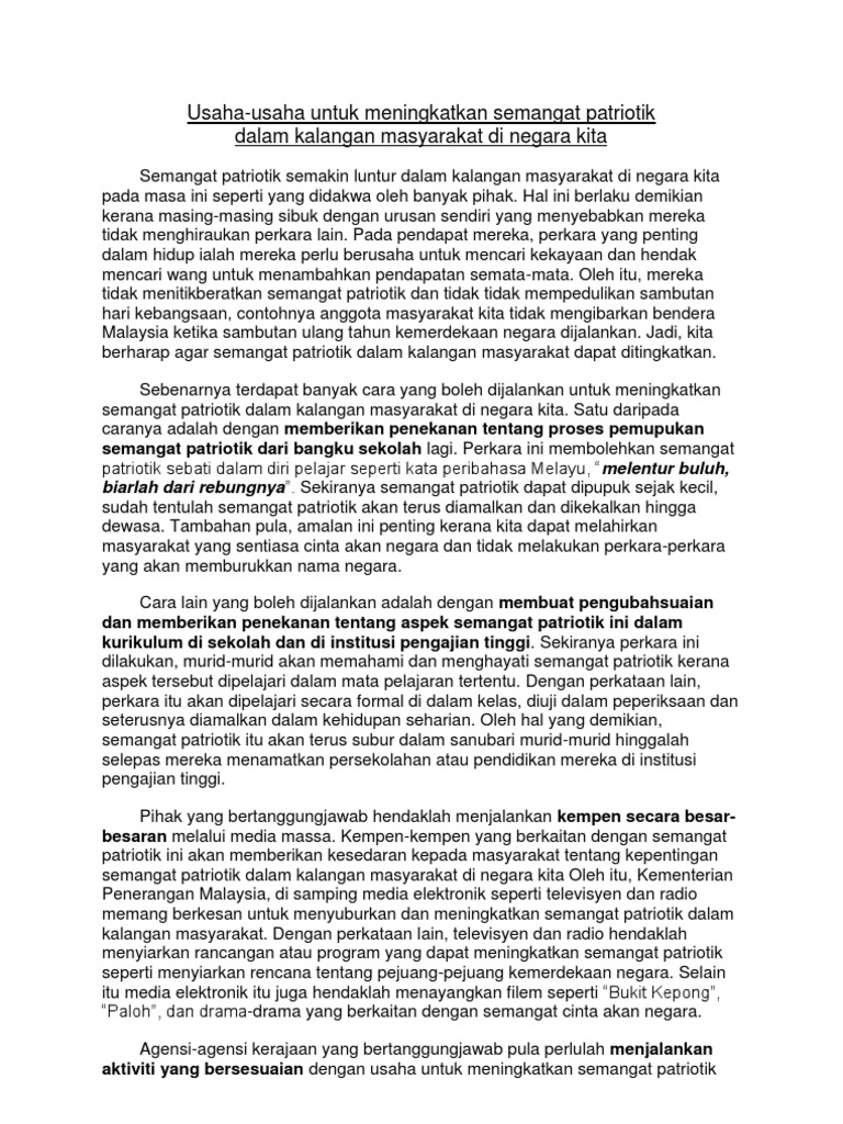 contoh karangan contoh karangan