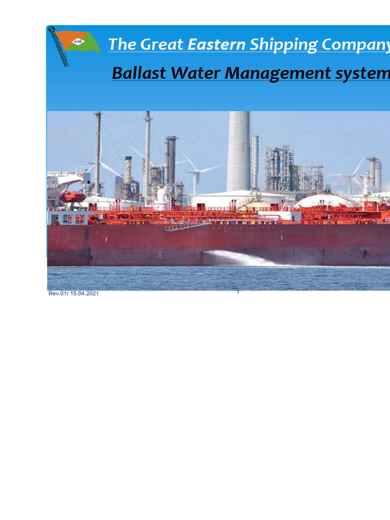 Ballast Water Management System Guide | PDF | Ultraviolet | Filtration