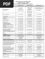 KIIT Academic Calendar 2025-26 | PDF