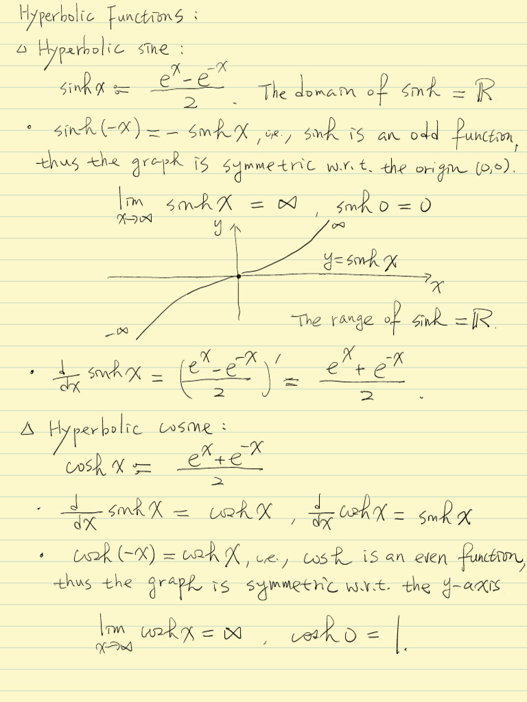 3.6-Ch3 Hyperbolic Functions Document 20251004 170818 1 6 | PDF
