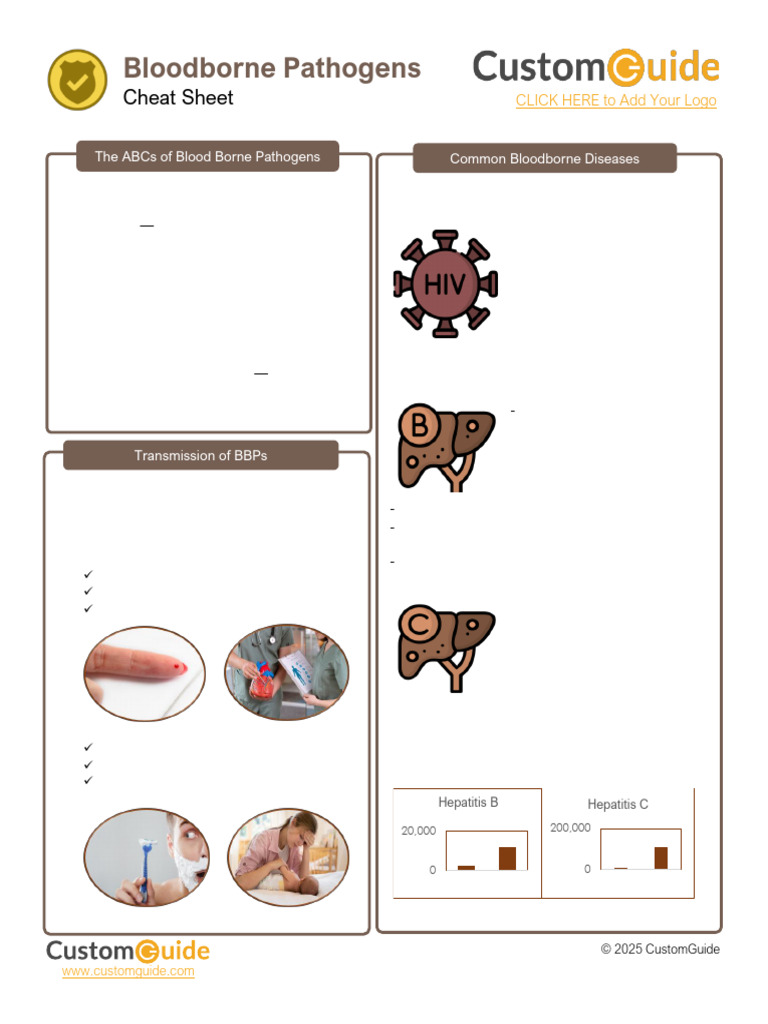 Bloodborne Pathogens Overview Guide | PDF | Hepatitis B | Hepatitis