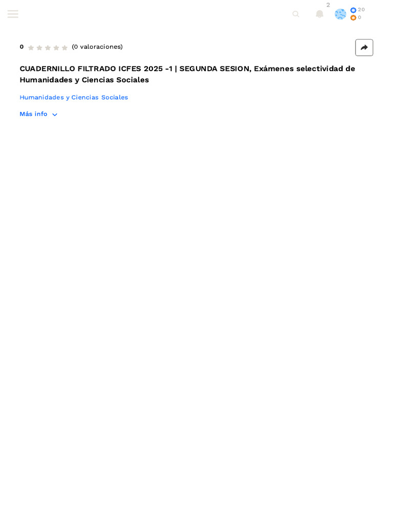 Cuadernillo Filtrado ICFES 2025 | PDF