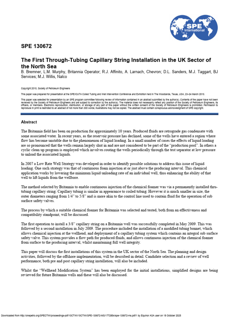 SPE-130672-The First Through-Tubing Capillary String Installation in ...
