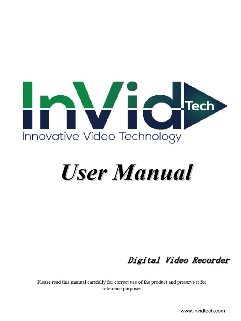 Invidtech User Manual and Safety Guidelines | PDF | Computer ...