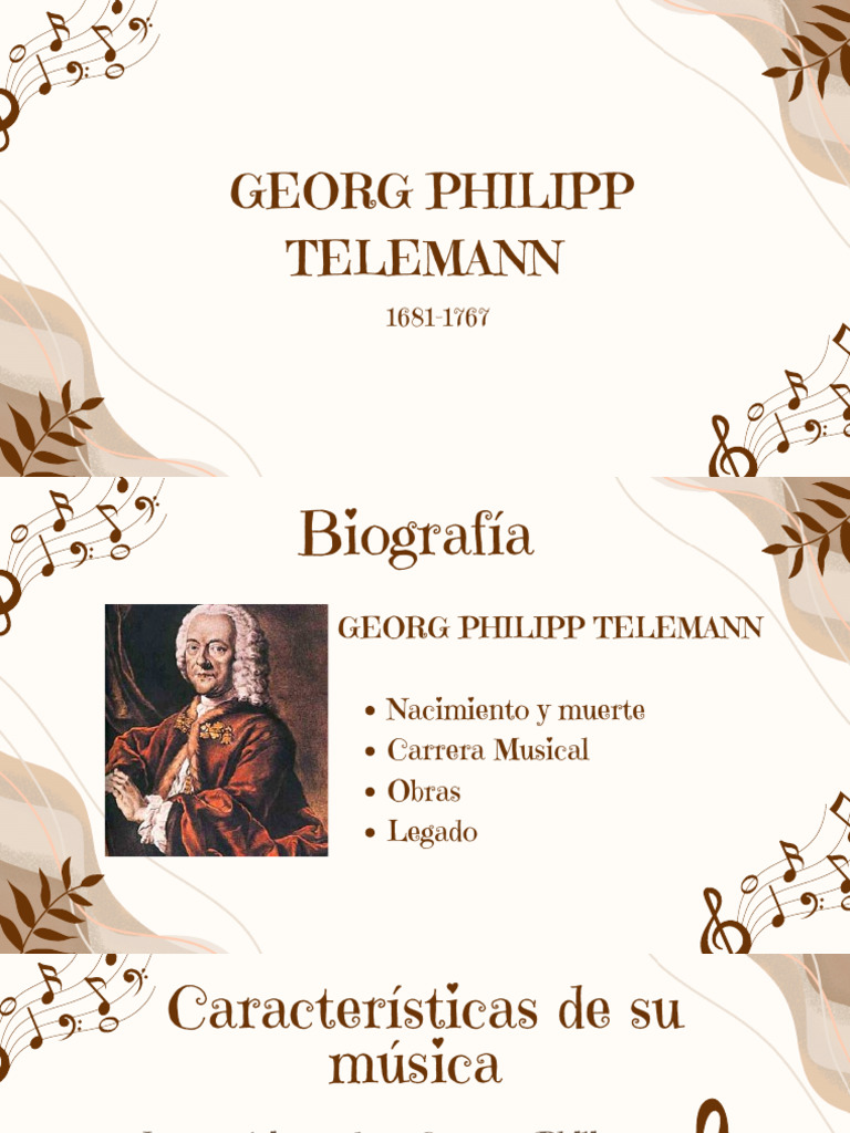 Drama musical breve de Telemann | PDF | Concierto | Musica barroca