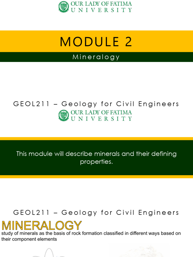 Understanding Mineral Properties and Classification | PDF | Minerals ...