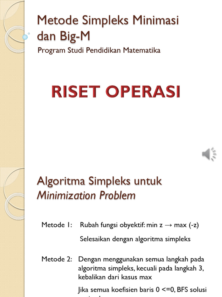 Metode Big-M | PDF