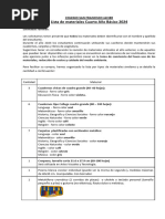 Materiales Escolares 2024 por Grado | PDF | Lápiz | Cuaderno