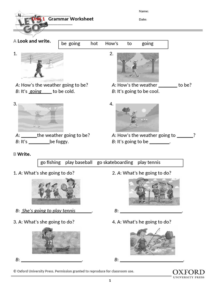 Grammar Worksheet: Future Plans Activities | PDF | Chess Theory | Chess