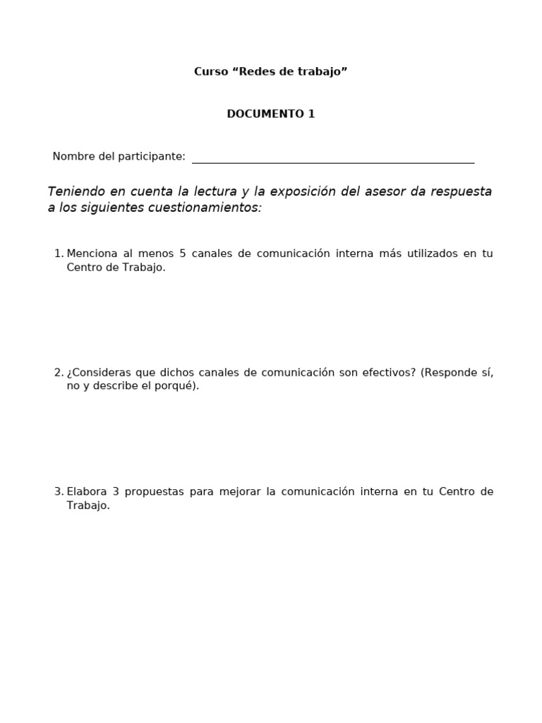 Documento 1 | PDF
