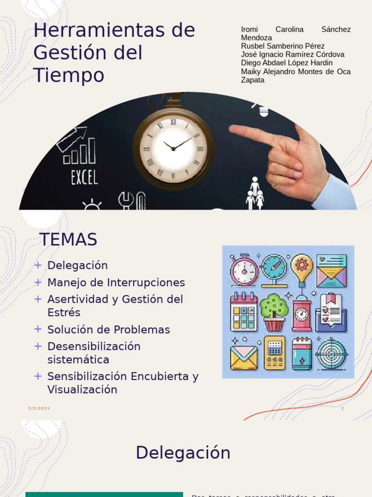 Herramientas Clave para la Gestión del Tiempo | PDF | Estrés (biología ...