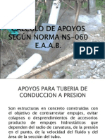 CALCULO DE APOYOS SEGÚN NORMA NS-060 E