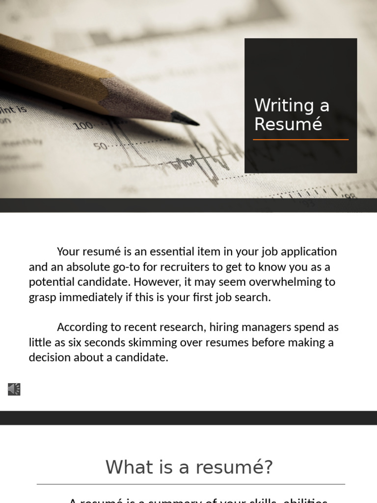 Writing A Resumé Lesson - New | PDF | Résumé