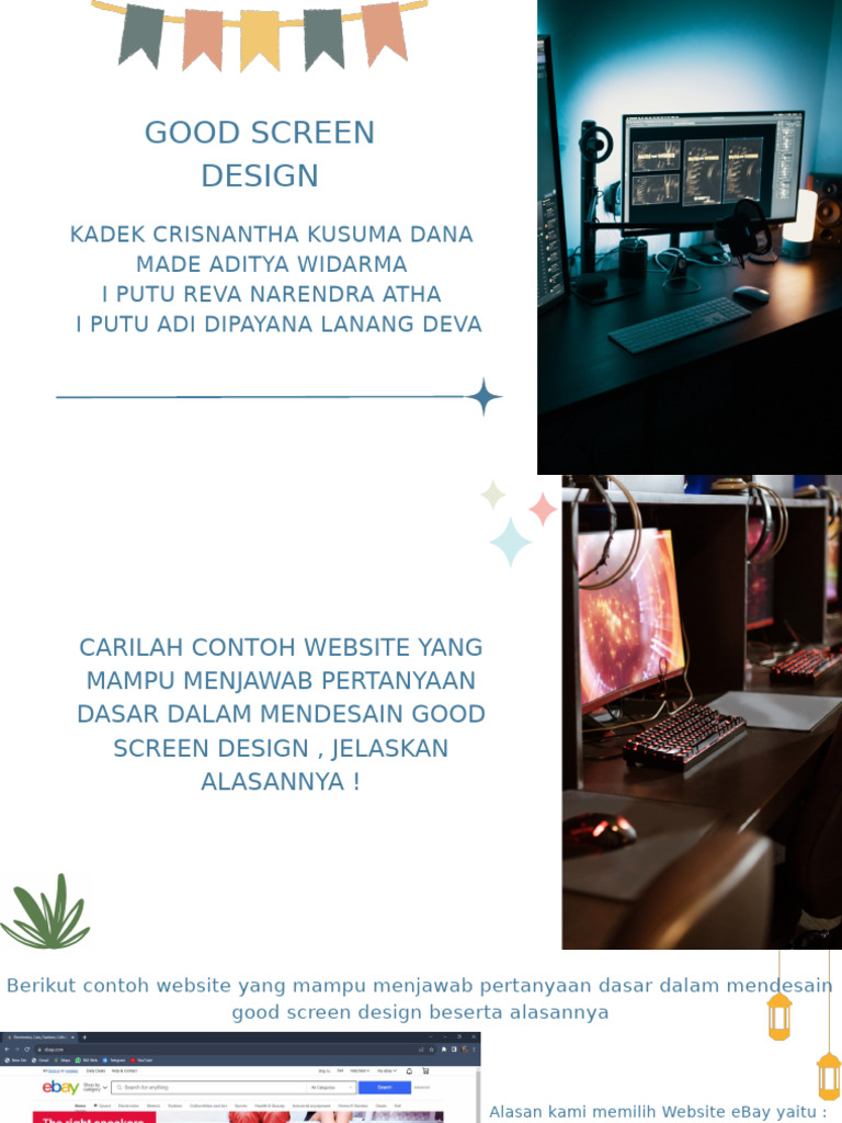 Good Screen Design Kelompok 4 New | PDF