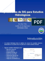 Aplicaciones de GIS A Estudios Hidrologicos - Cohemis2007