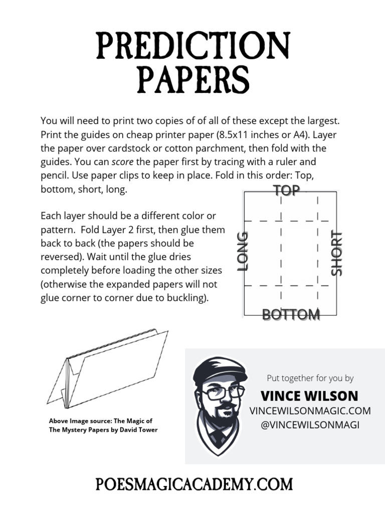Magic Paper Folding Instructions | PDF