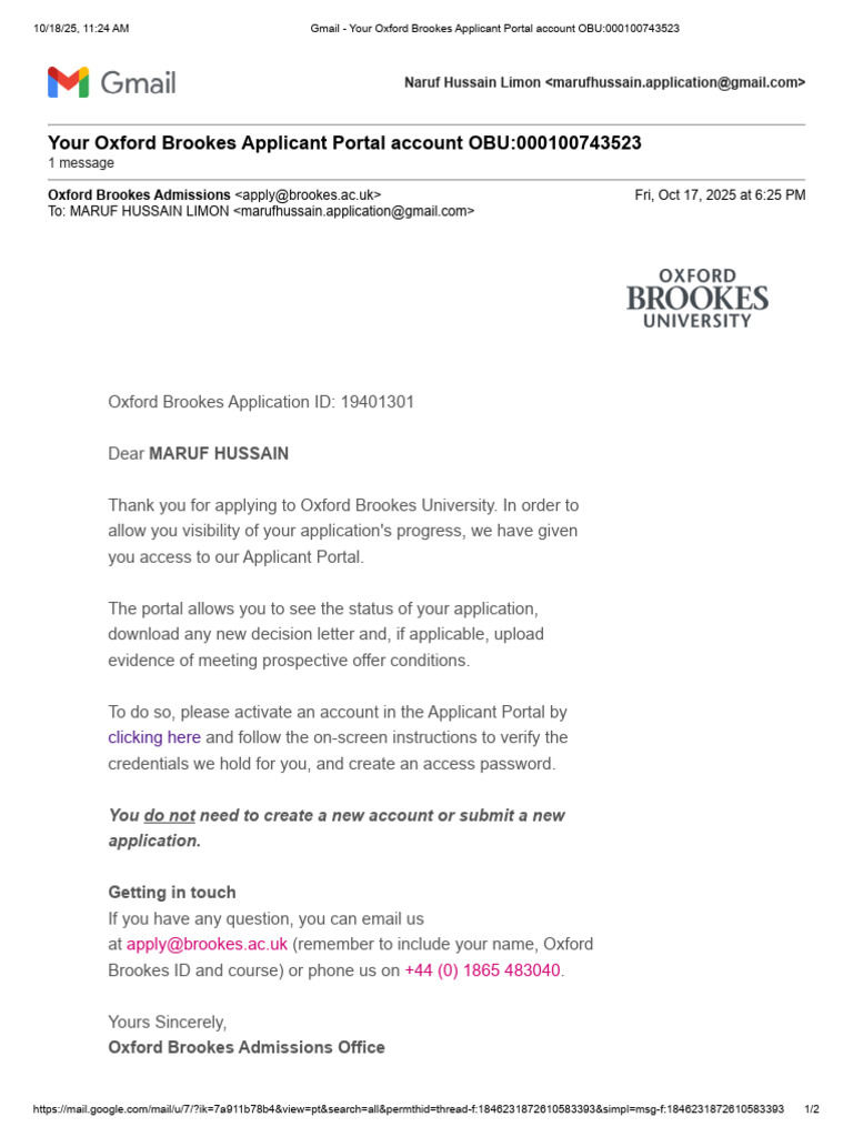 Access Your Oxford Brookes Portal | PDF | Computing | Online Services