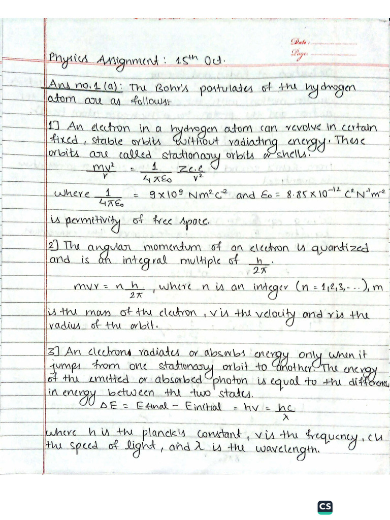 Phy Assignment Oct15 | PDF