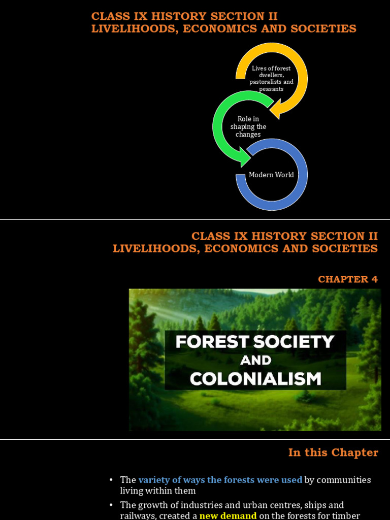 Ix History c4 Forest Society N Colonialism | PDF | Agriculture | Forests