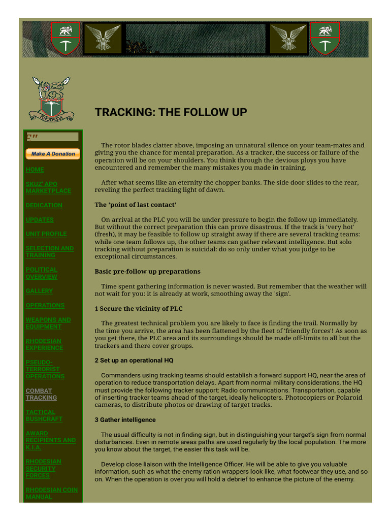 Effective Tracking Techniques in Operations | PDF