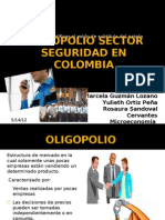 Oligopolio Sector Seguridad en Colombia