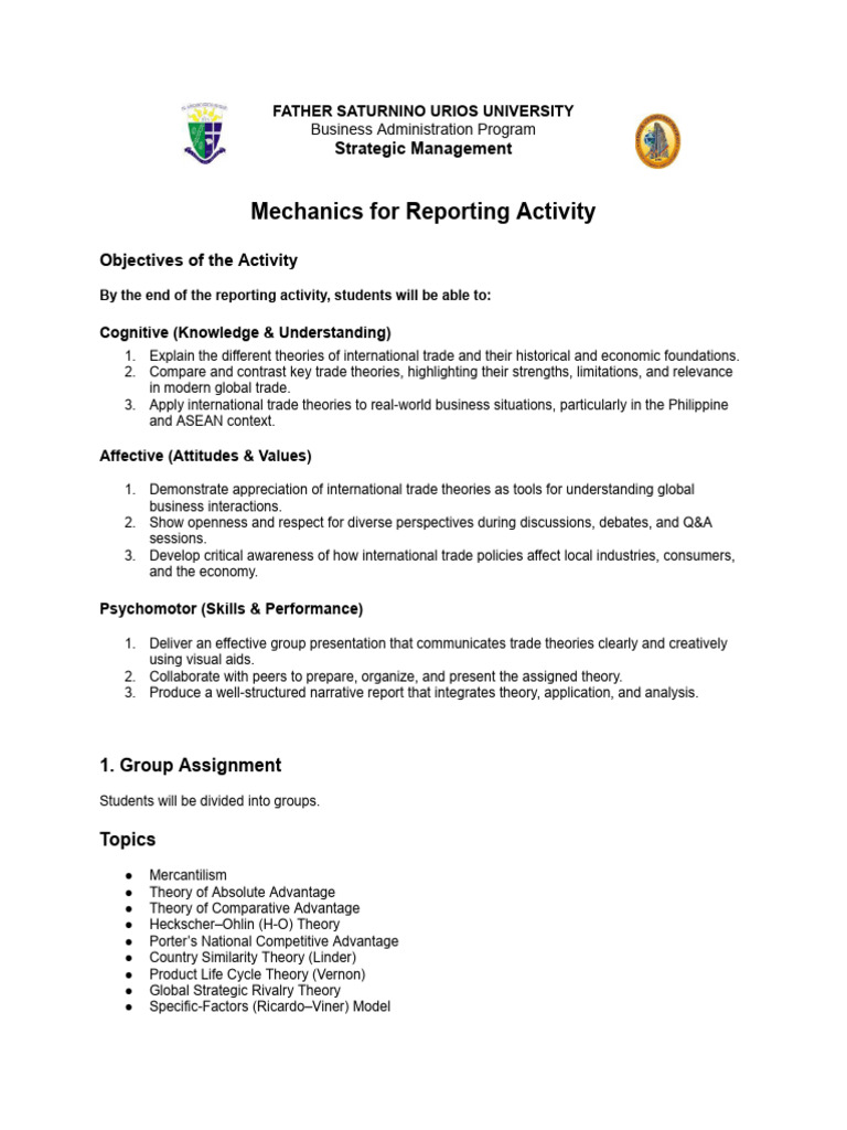 Mechanics For Reporting Activity | PDF | Cognitive Science | Cognition
