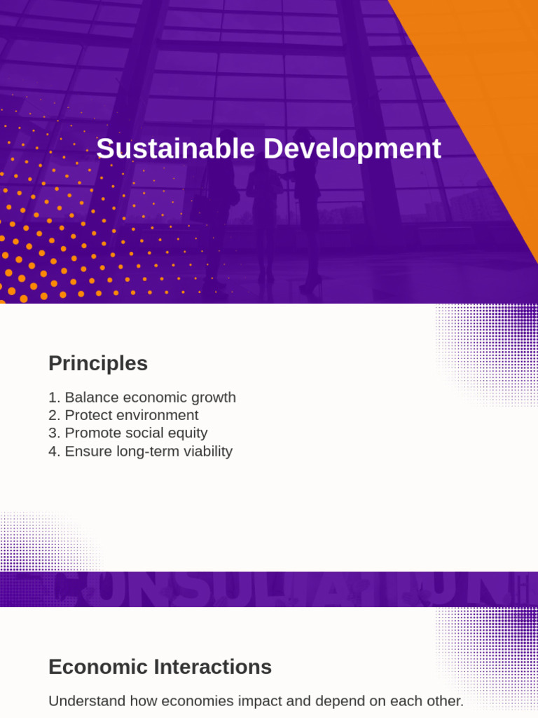 Principles of Sustainable Development | PDF