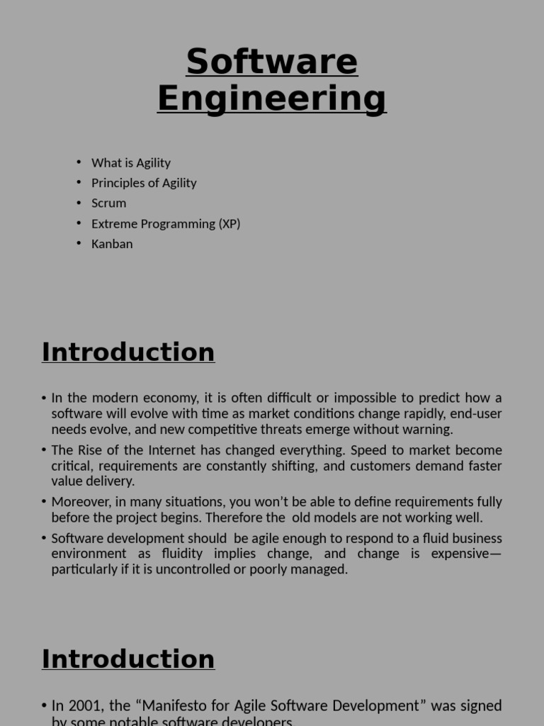 Agile Software Development Overview | PDF | Scrum (Software Development ...