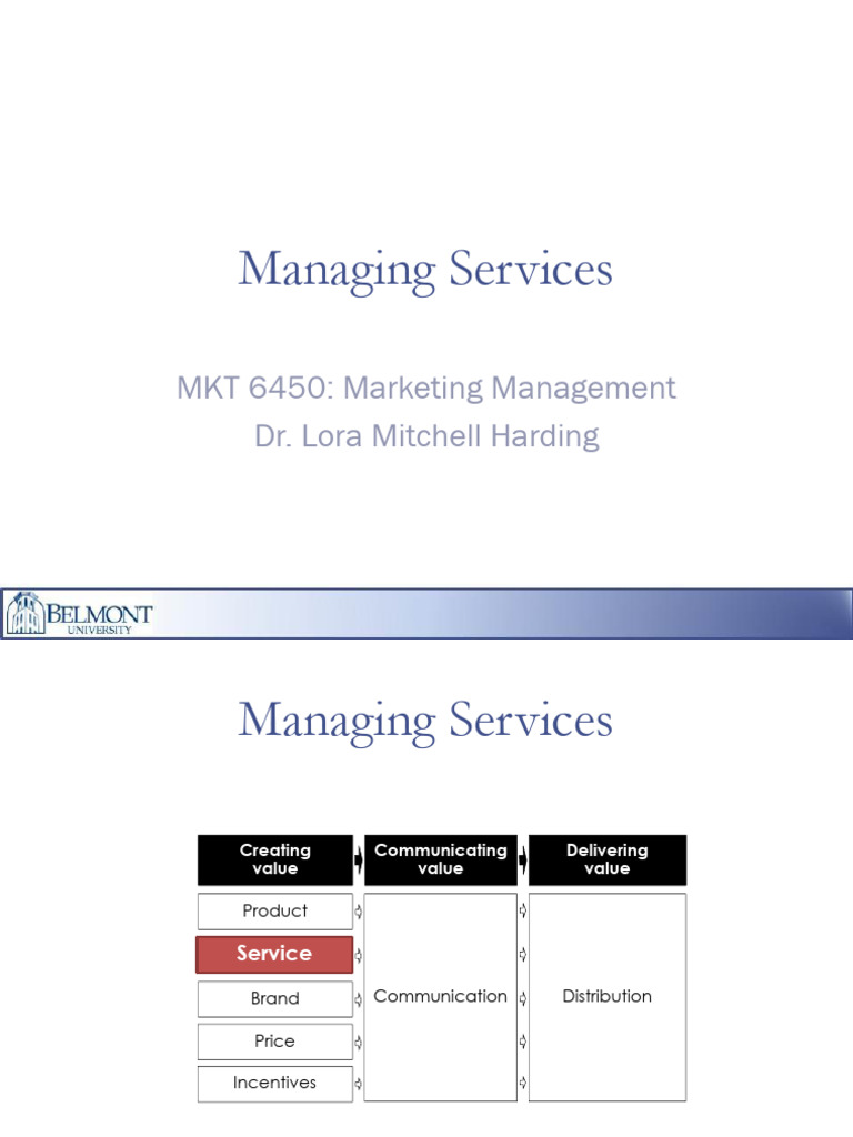 Understanding Service Management Essentials | PDF | Goods | Business