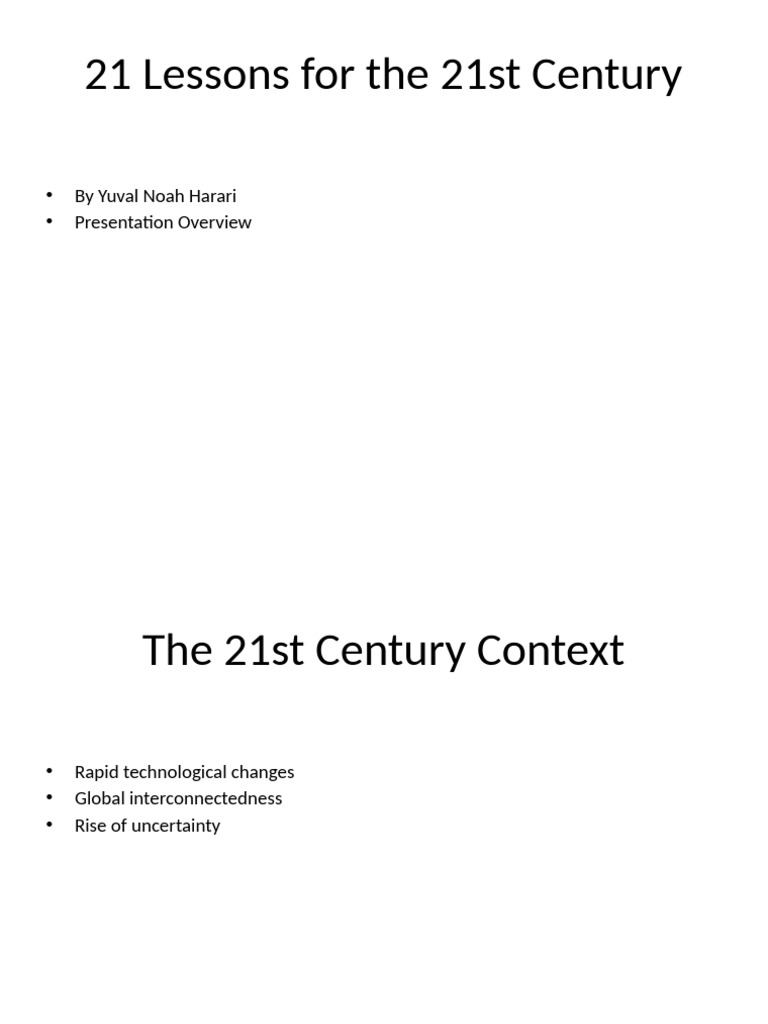 21 Lessons for Navigating the 21st Century | PDF | Justice | Crime ...