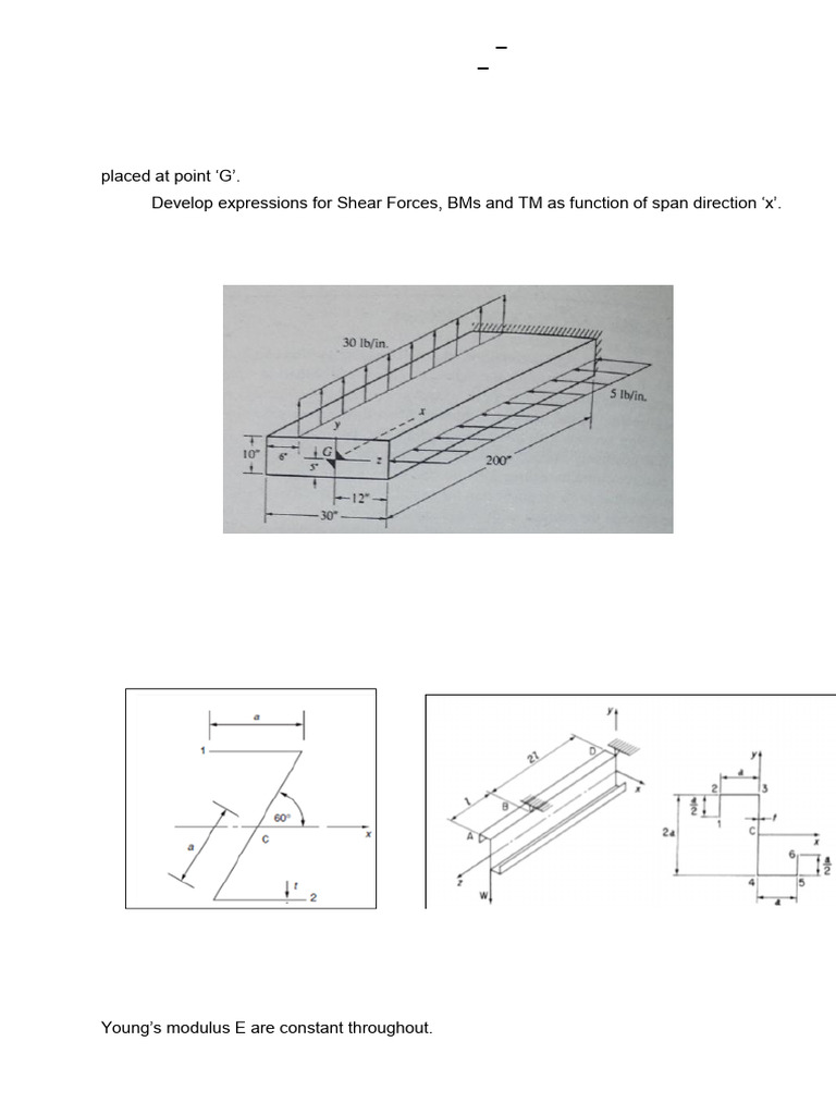 Aerospace Beam Analysis Assignment | PDF