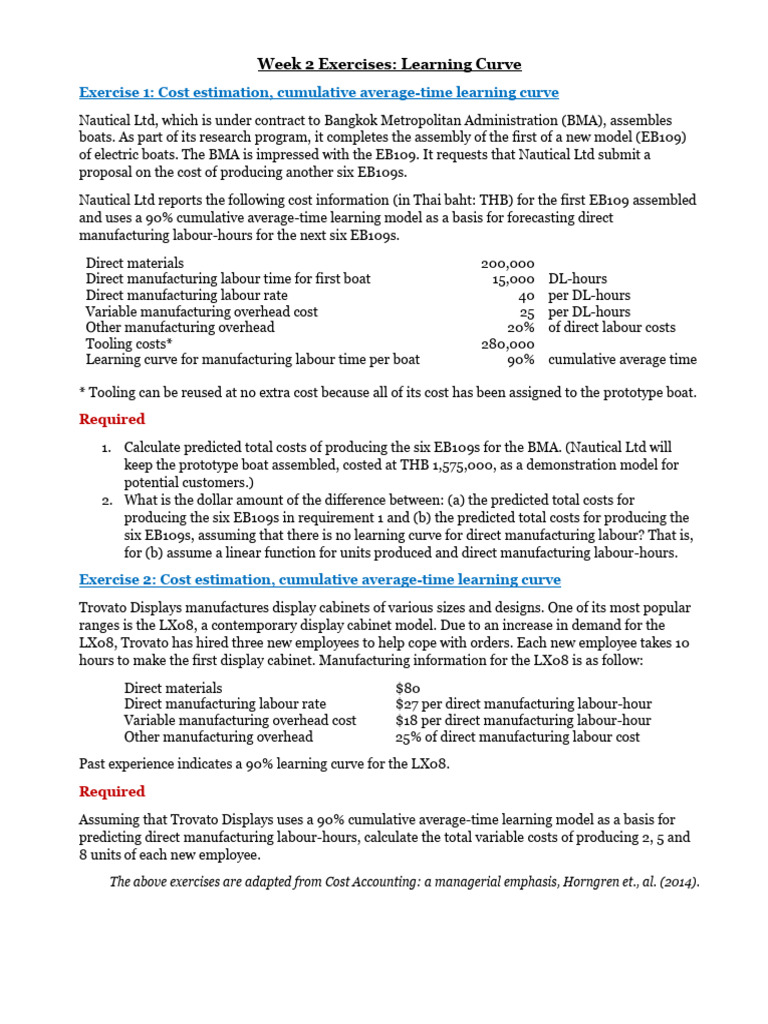 Tesla's 80% Learning Curve Analysis | PDF | Economics | Business Economics