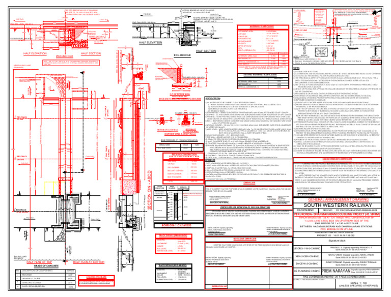 Minor Bridge Construction Details at CH:169320 | PDF | Earth Sciences