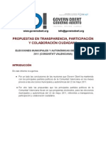 Análisis de los programas electorales, elecciones municipales y autonómicas 22 mayo 2011