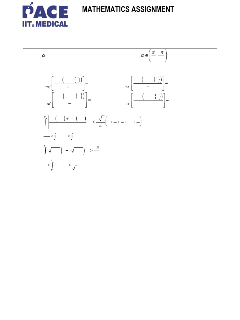 Mathematics Assignment Questions and Answers | PDF | Equations | Area